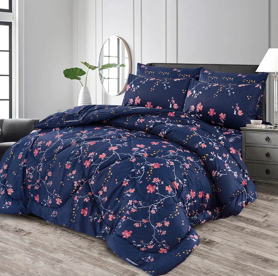 Haven Midnight Bloom Comforter – 6 Pcs