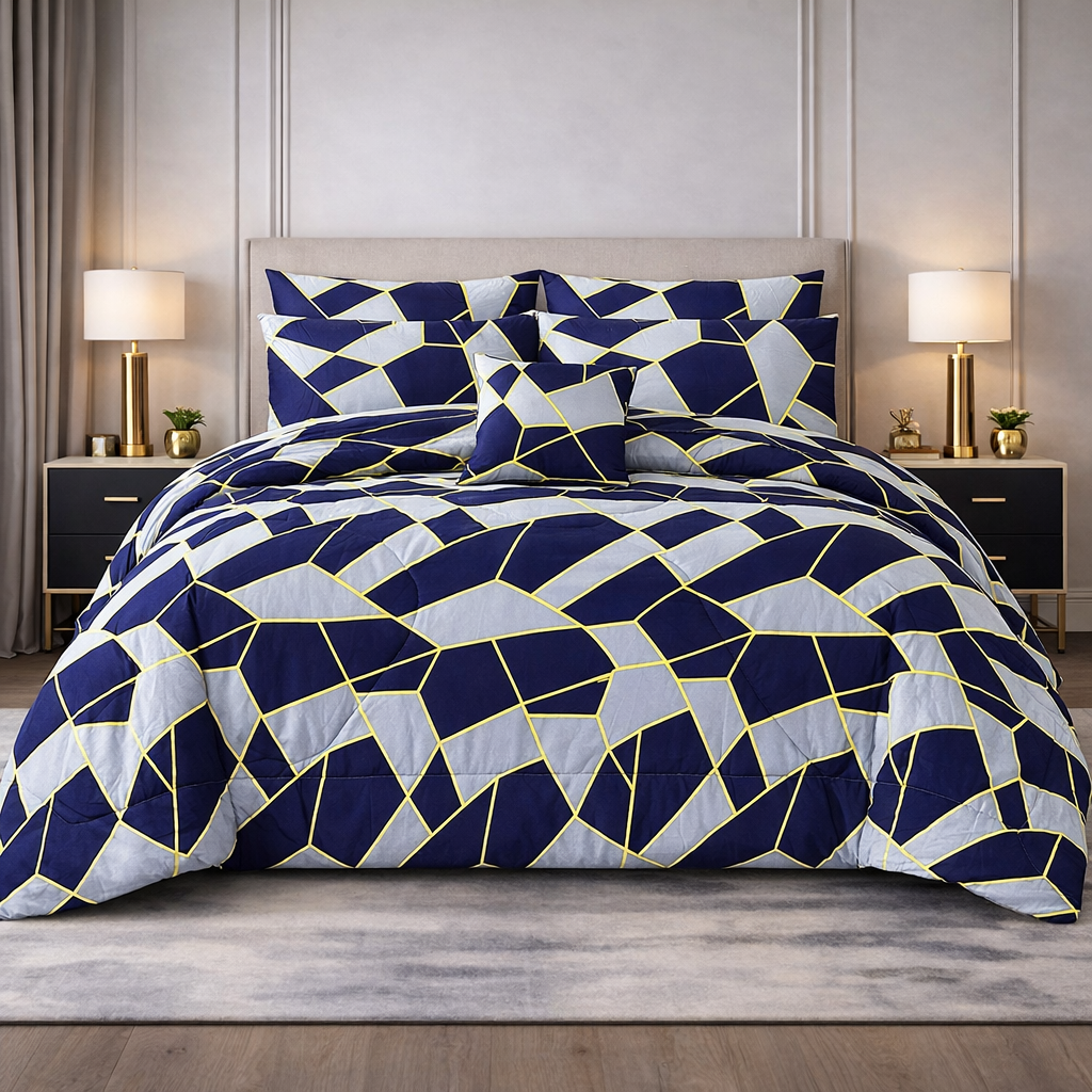 Haven Navy Prism Luxury Set – 7 Pcs