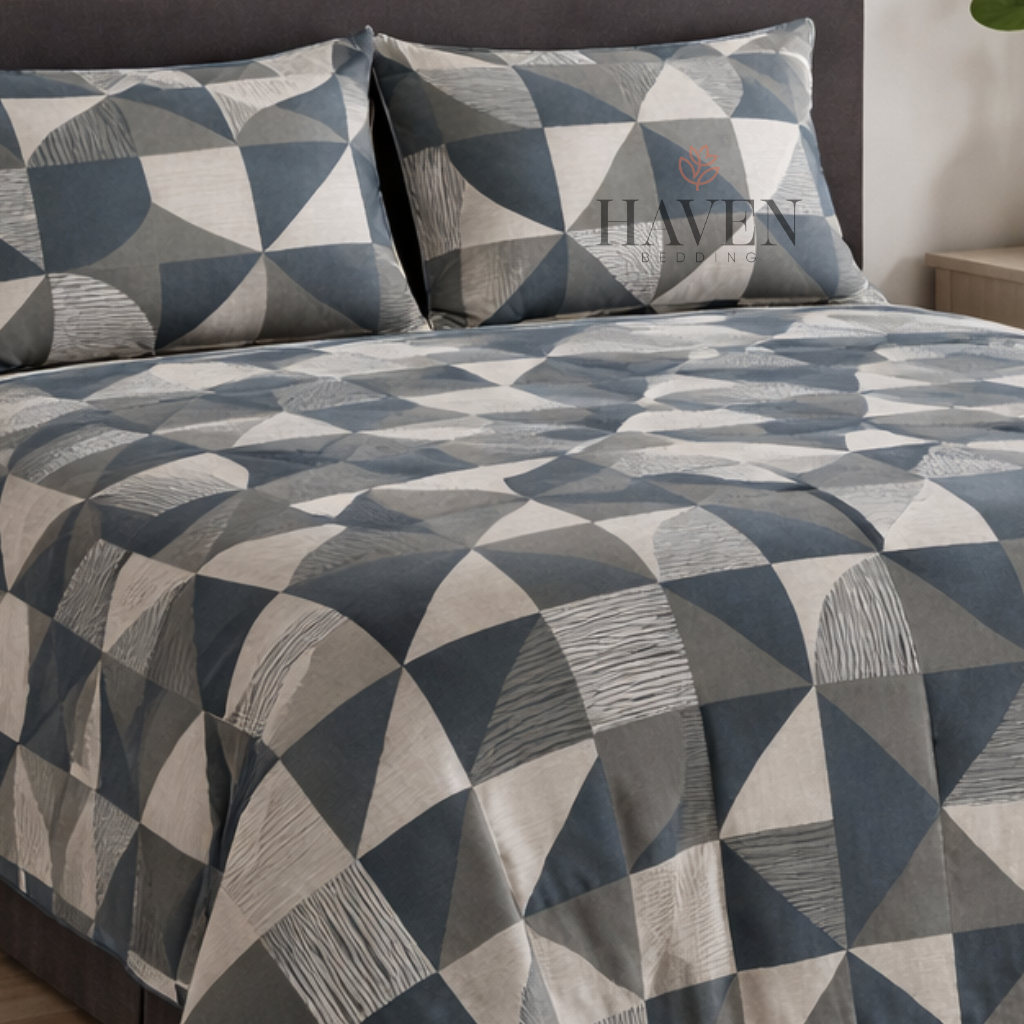 Cotton Printed Bedsheet Set - 314