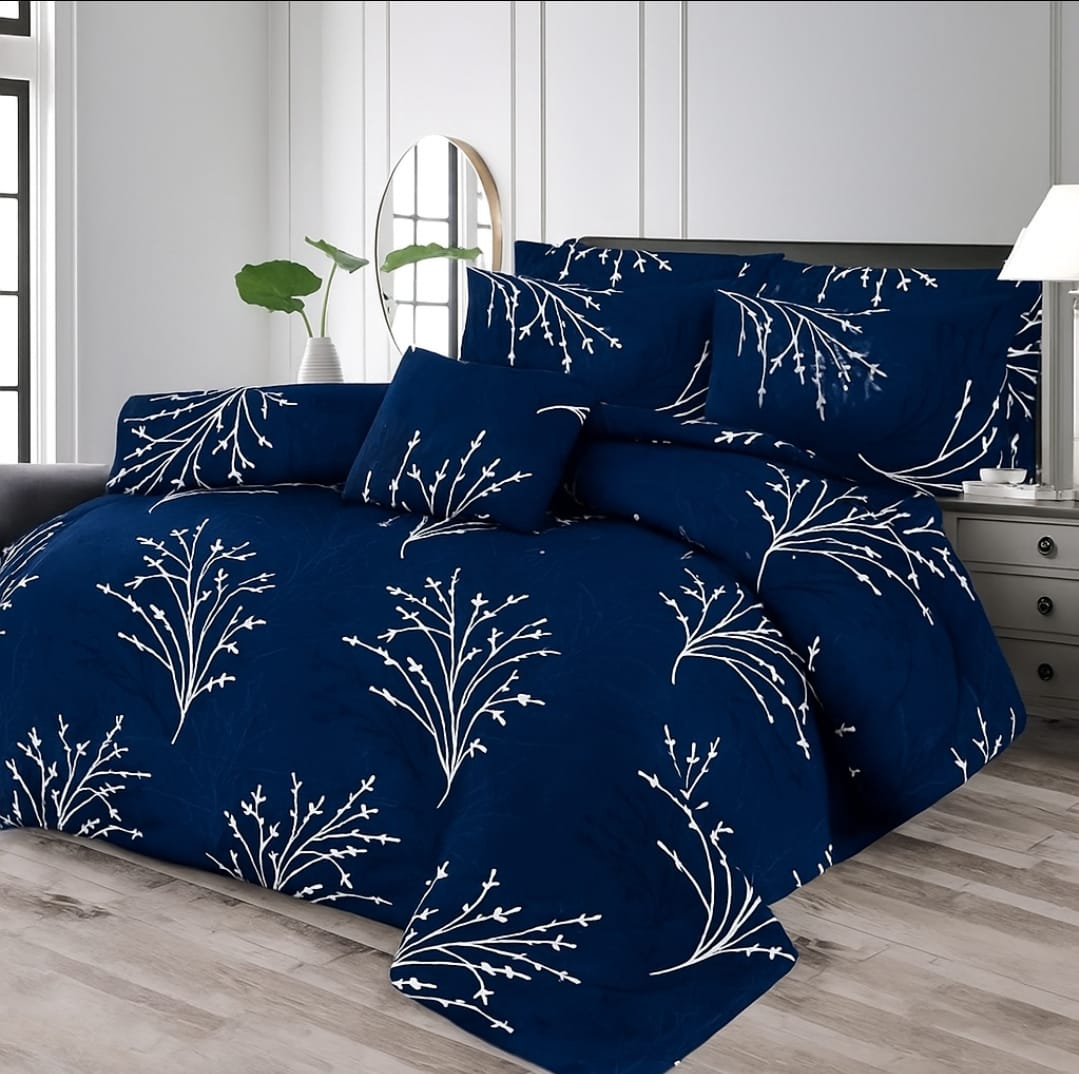 Haven Coastal Blue Comforter – 6 Pcs
