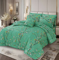 Haven Jade Bloom Comforter – 6 Pcs
