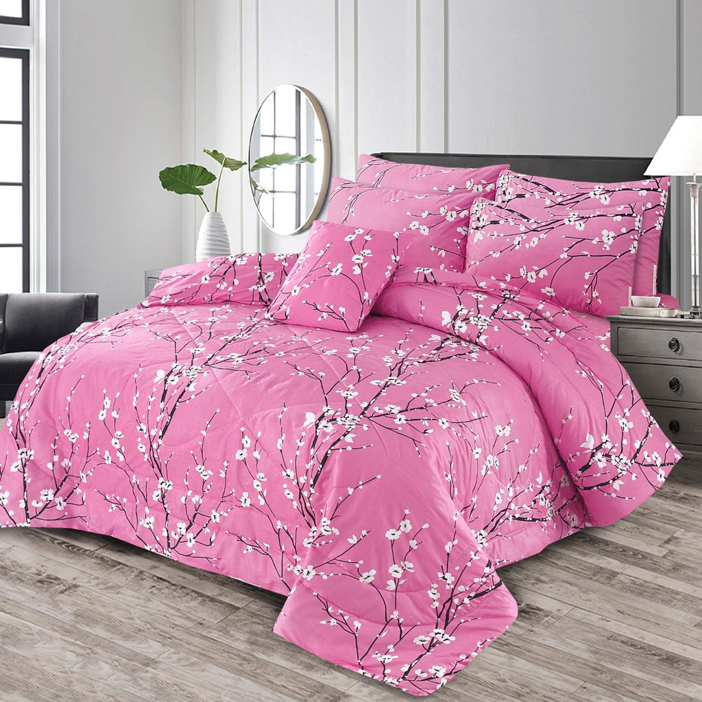 Haven Serenity Rose Blossom Comforter – 6 Pcs